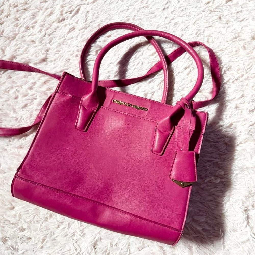 Christian Siriano Classic Chic Feminine Minimalist Barbie Core Purse‎ Statement